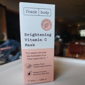 Frank Body Brightening Vitamin C Mask NIB 50 mL/ 1.69 fl oz Full Size